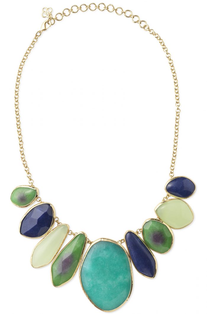 Aksesoris kalung batu wanita