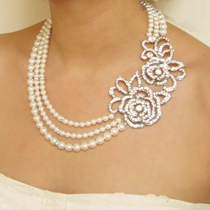 jual aksesoris kalung pearl