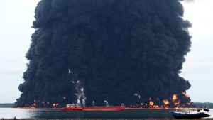 Tumpahan Minyak di Balikpapan