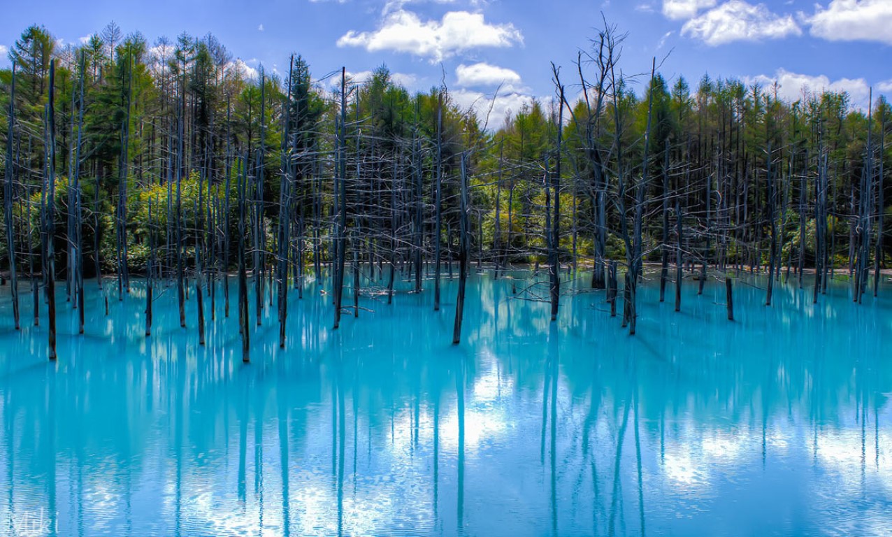 blue pond hokkaido