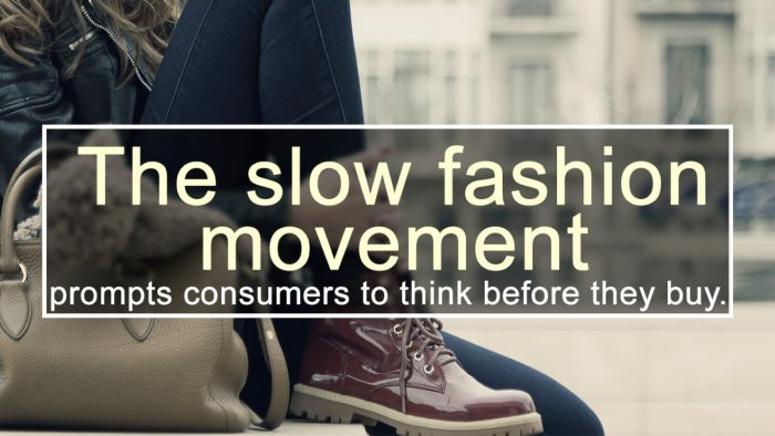 Gerakan slow fashion