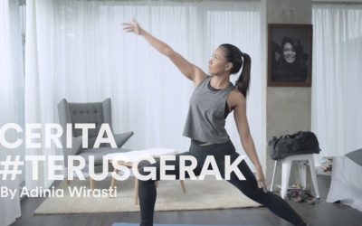Adinia Wirasti, Jalani Hidup Sehat dengan Yoga